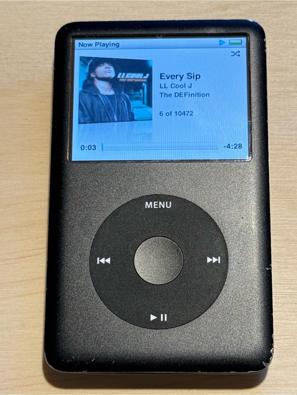 iPod Model:A1238 6thGEN 80GB Blk Tested Good w/10472-Song-Charge Read Info Blw! - Picture 11 of 16